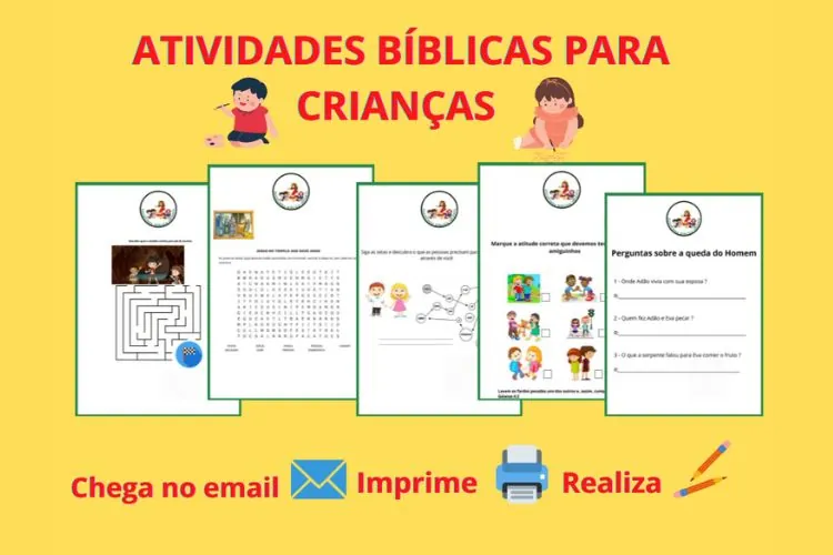 kit escolinha bíblica cristã materiais