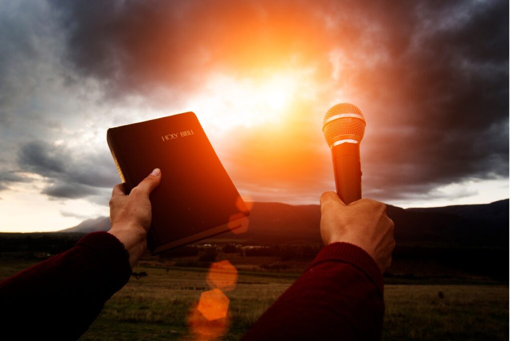 versículos para uma saudação rápida na igreja com explicação